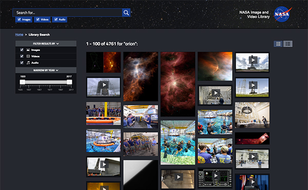 NASA Image and Video Library